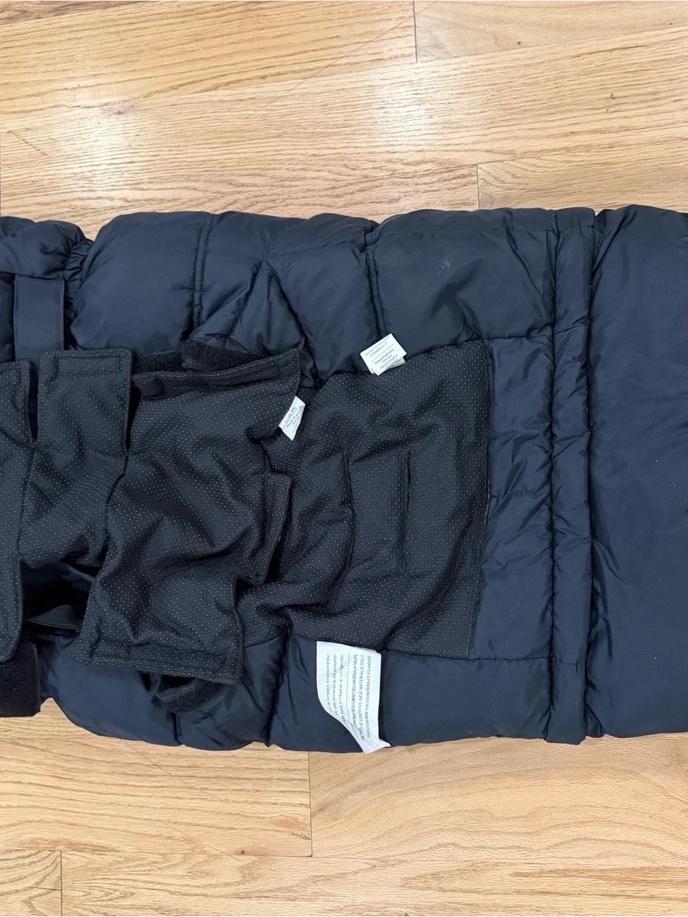7AM Enfant Black Baby Stroller cocoon- Cozy Winter Sleeping Bag